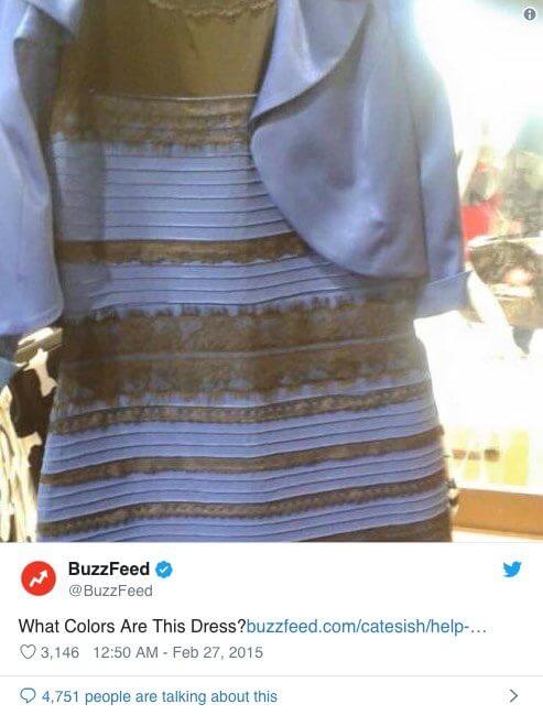 #TheDress hashtag from Twitter
